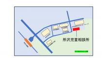 所沢児童相談所の周辺地図