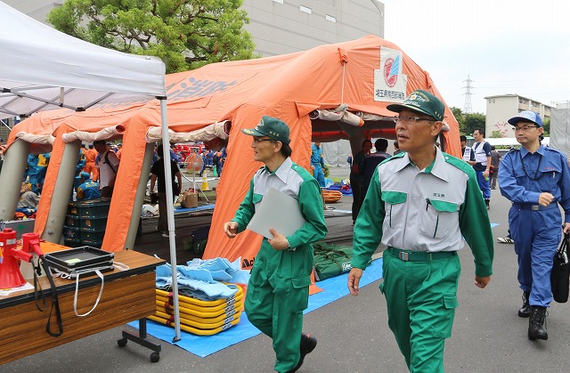 令和元年度埼玉県・和光市総合防災訓練の様子2