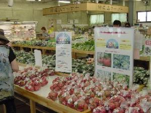 直売所のトマト売り場