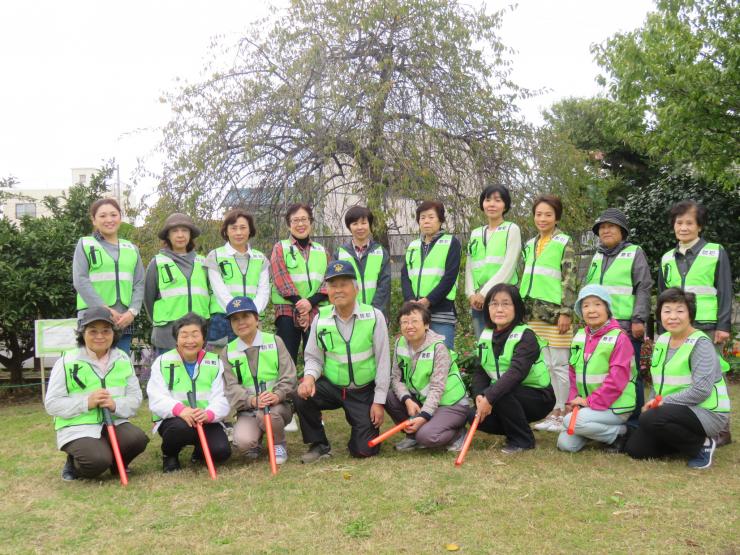 蕨市中央2丁目土橋町会集合写真