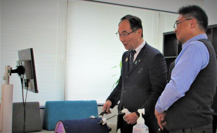 コトブキメディカル株式会社での様子