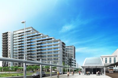 （仮称）吉川美南15街区新築工事　外観