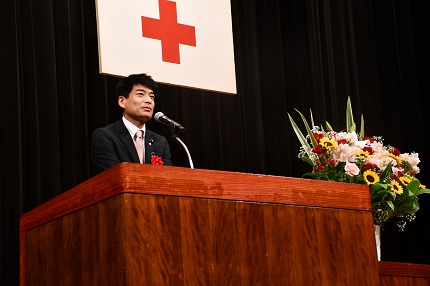 埼玉県議会議長様の祝辞写真