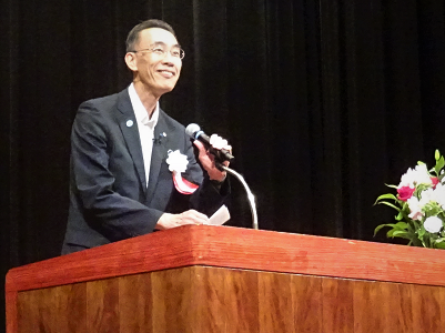 山﨑副知事の挨拶の写真