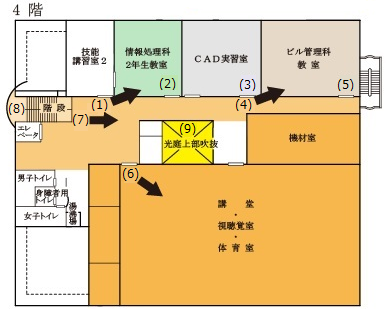 4階平面図