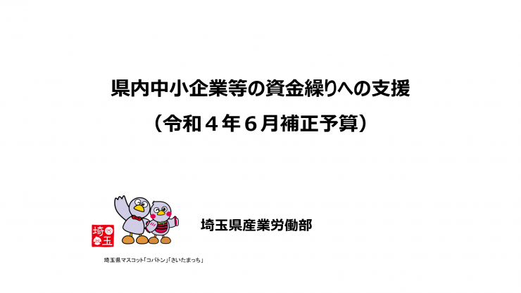 県内中小企業等の資金繰りへの支援の動画リンク