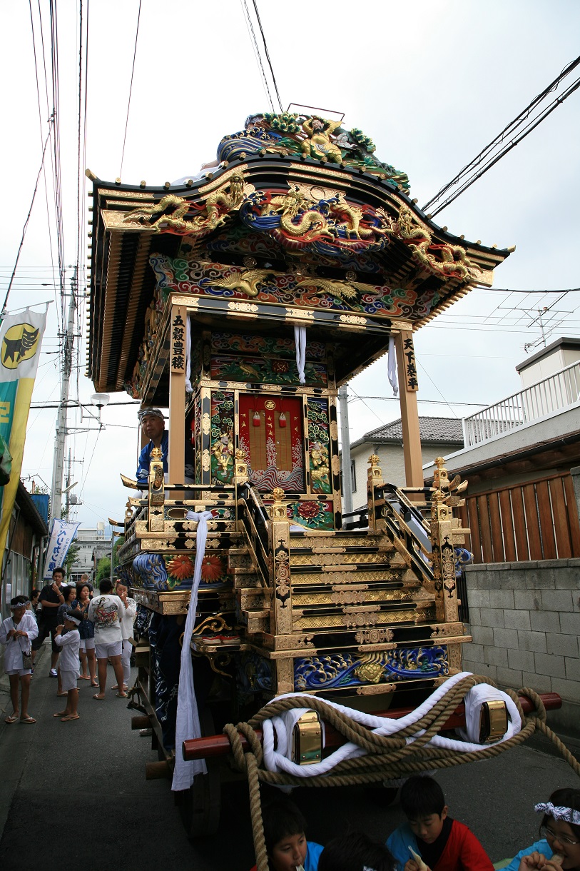 秩父川瀬祭の川瀬と屋台の行事 [秩父市]