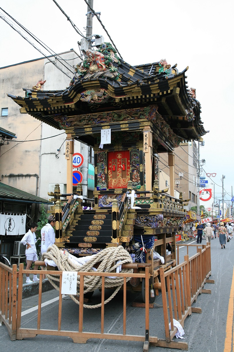 秩父川瀬祭の川瀬と屋台の行事 [秩父市]