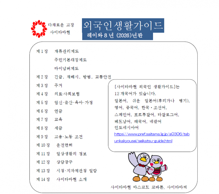 R8生活ガイド‗韓国語表紙