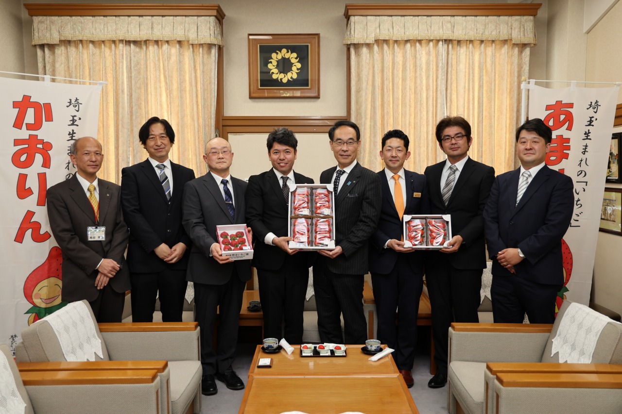 養液いちご研究会表敬訪問