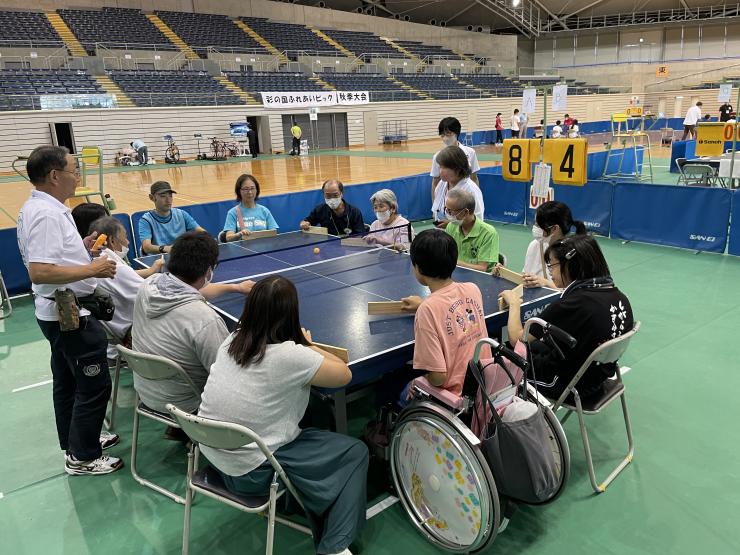 ふれあいピック秋季大会（四面卓球バレー）