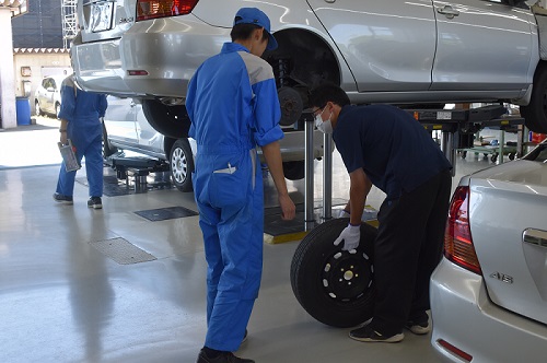 オープンキャンパス自動車整備科2