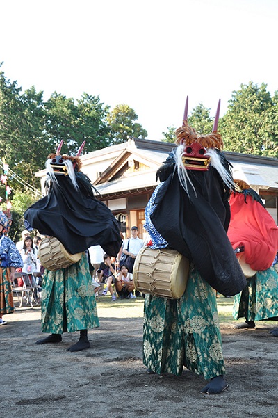 写真：下新倉氷川八幡神社秋祭り1