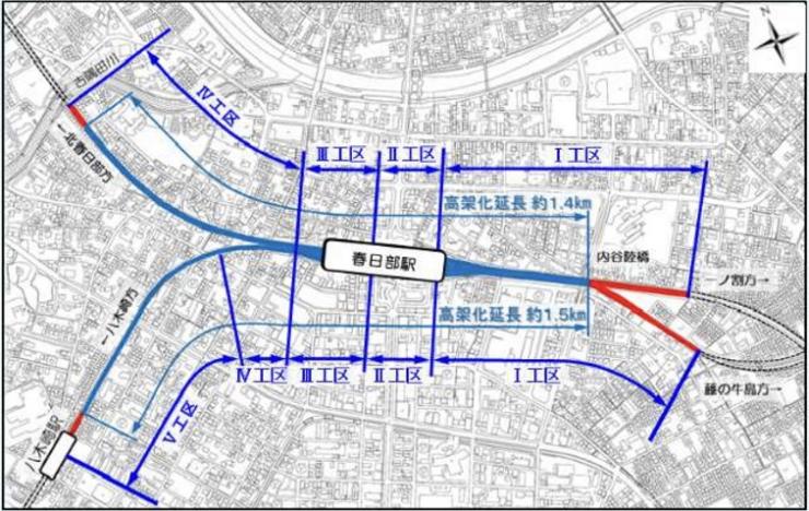 工区確認の図面