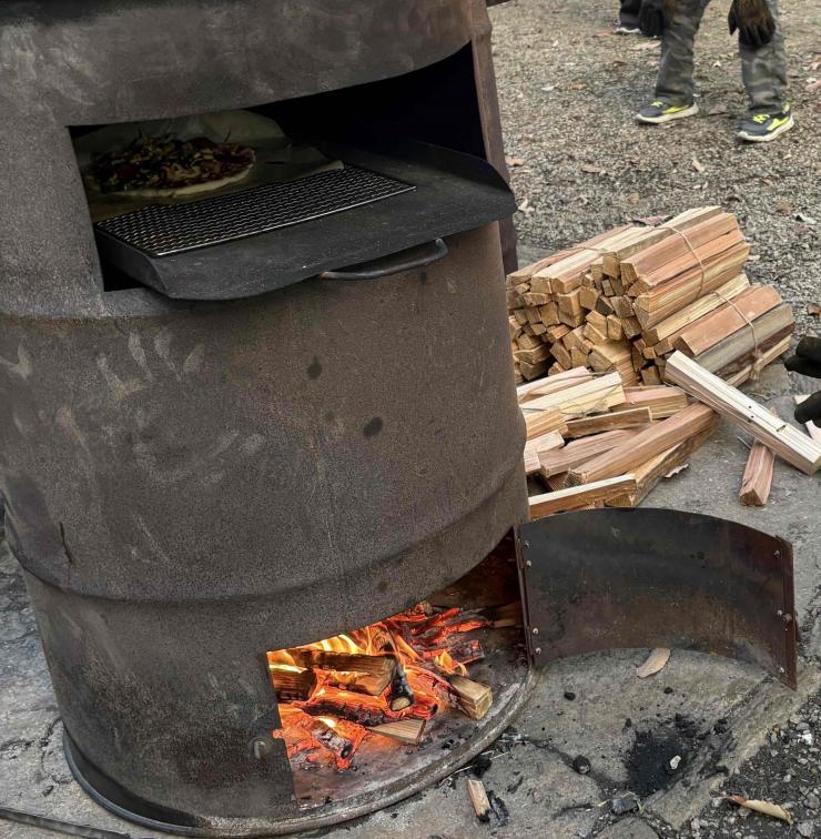 大滝（ドラム缶ピザ）