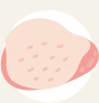 鶏肉（皮付きもも）のイラスト