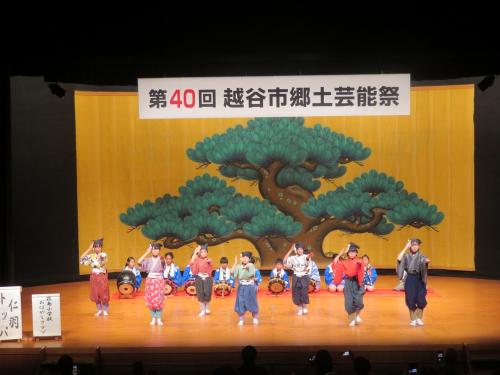 画像：越谷市郷土芸能祭