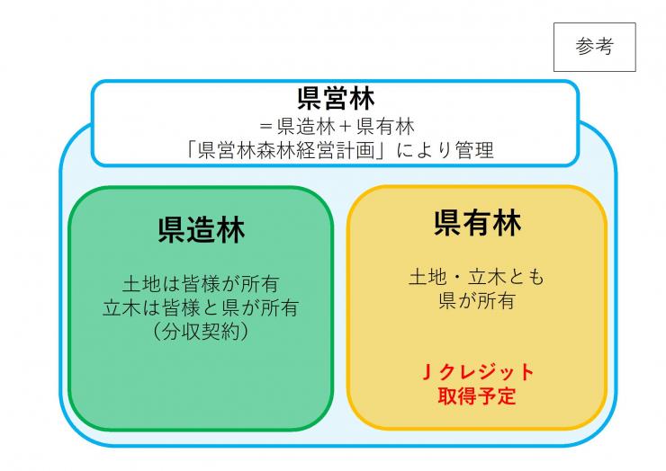 県造林と県有林について