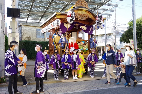 写真：箭弓町祭ばやし