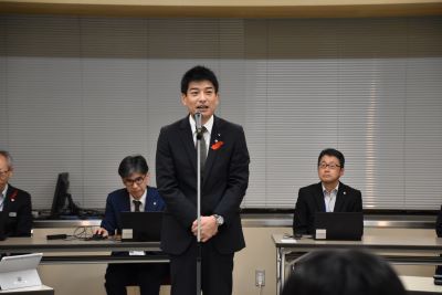 県議会議長あいさつ