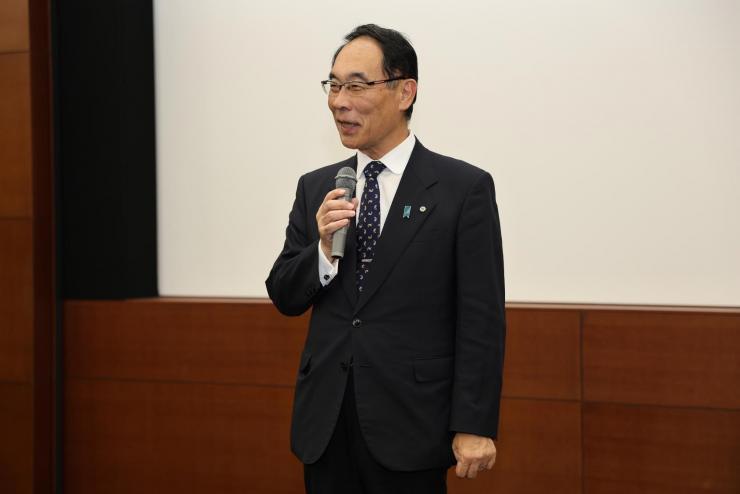 知事挨拶中の写真