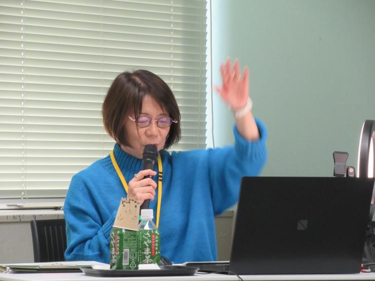 講師の菅原さんの様子