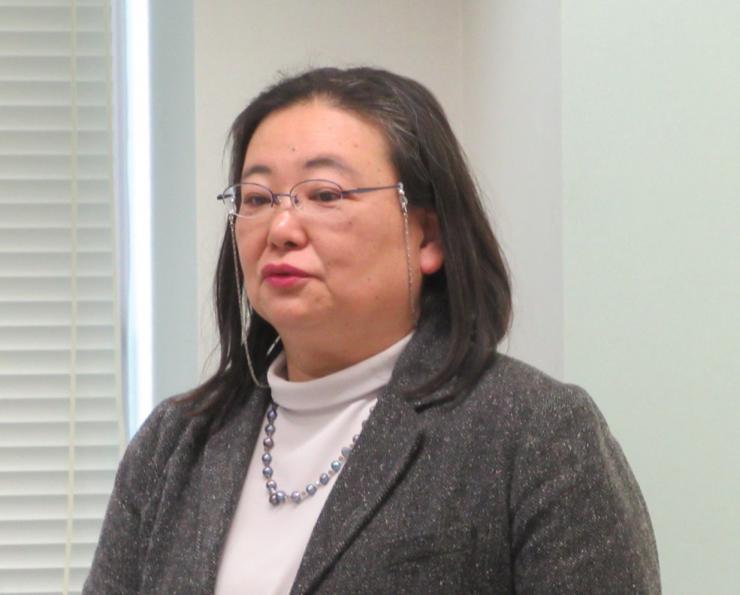 講師の大枝さんの様子