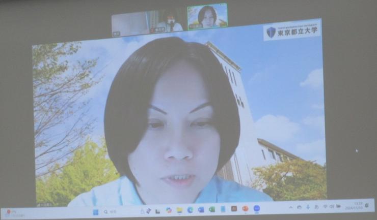 講師の杉田さんの様子