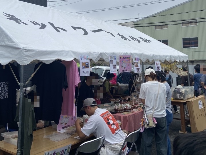 バザーのブース