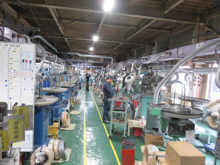 バネ製造機両側スプ