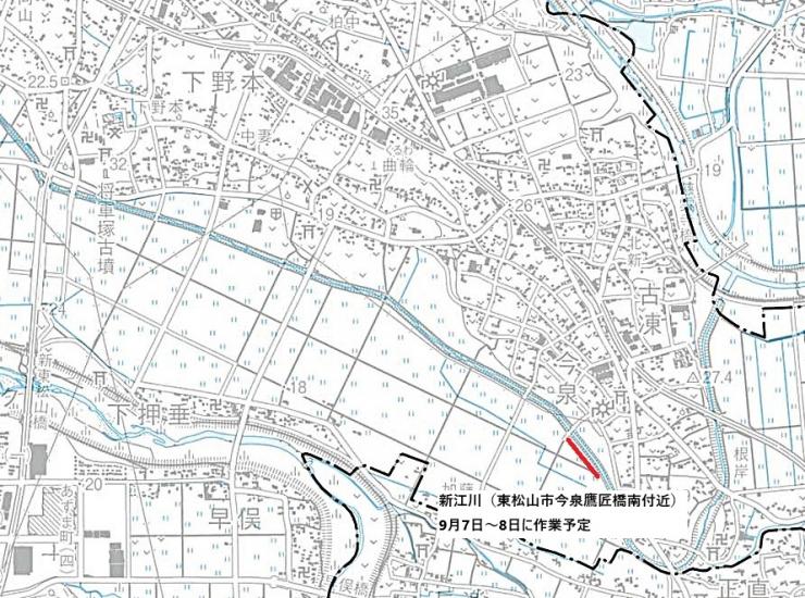 今泉地区刈払場所