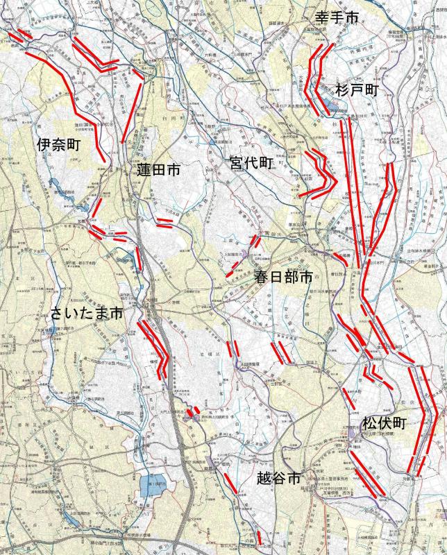 総合治水事務所管内の調整区域