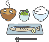 食事のイラスト