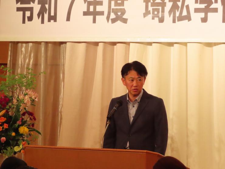 白土幸仁議長の写真