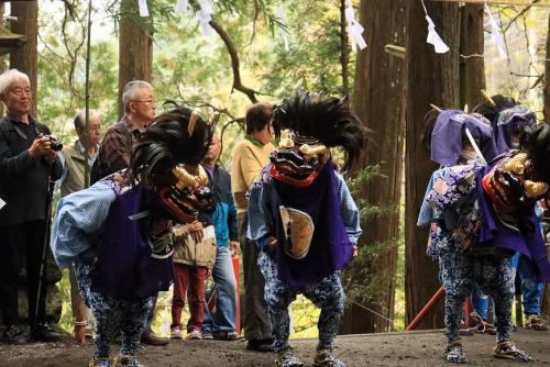 画像：浦山大日堂獅子舞