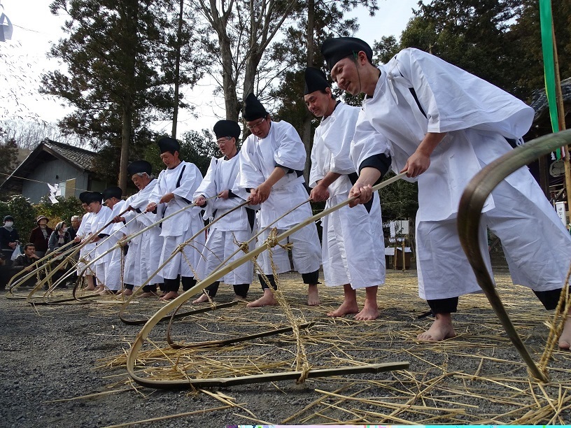 画像：椋神社御田植祭