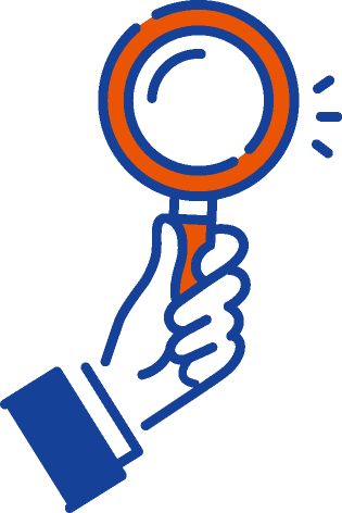 虫眼鏡のアイコン