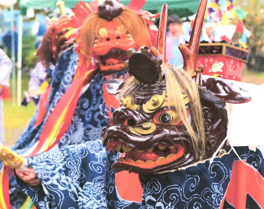 画像：泉井獅子舞