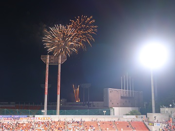 ドンドン大音響