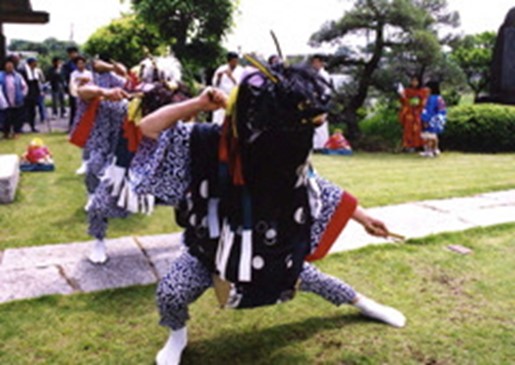 画像：池上獅子舞