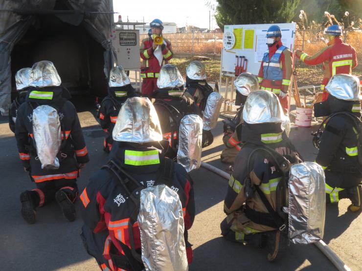 実火災訓練教育写真1