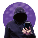 特殊詐欺をする犯人のイメージ画像