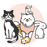 ペットのイラスト