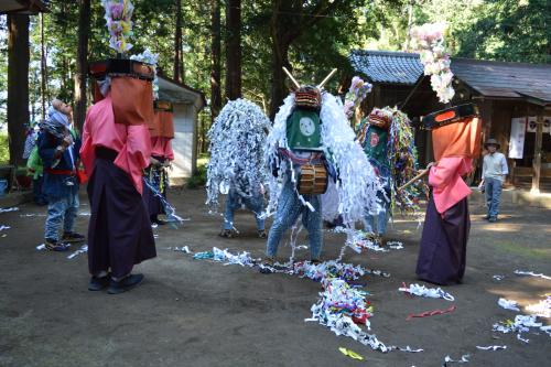 画像：大類の獅子舞