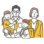 家族のイラスト