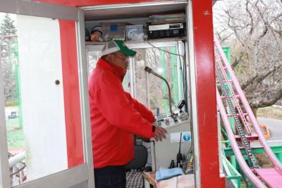 仕事をしている様子