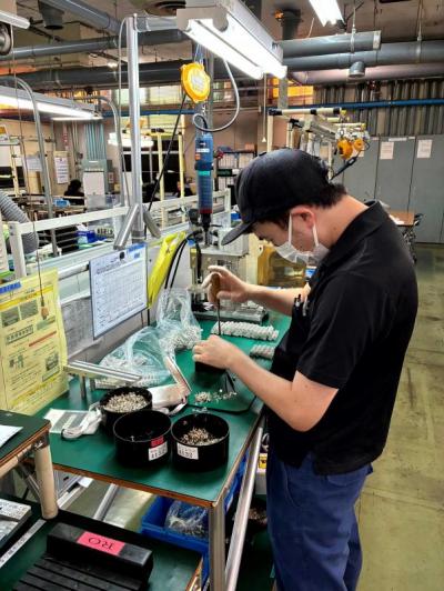 仕事をしている様子