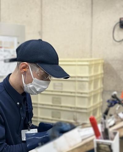 仕事をしている様子