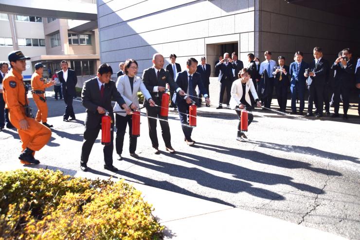 消火訓練の様子