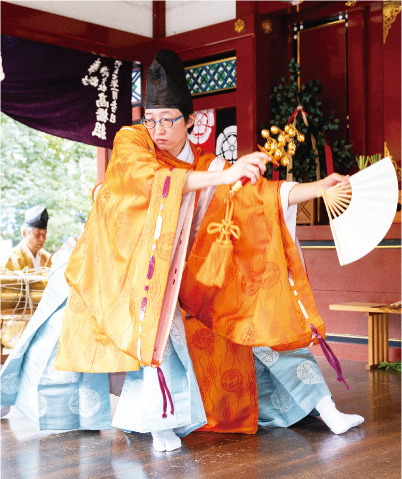 秩父神社神楽の写真2枚目